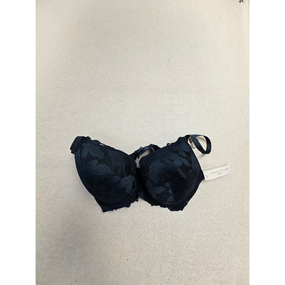 Adrienne Vittadini Studio‎ Navy Blue Floral Lace Everyday Bra 40D AV5343